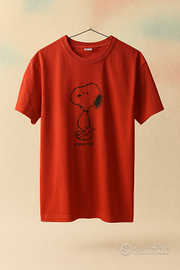 T-Shirt Rossa Snoopy – Edizione rara – Taglia M
