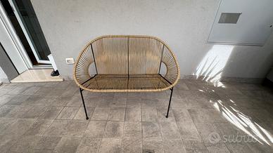 Divano Panca Copacabana Resina Esterno Giardino