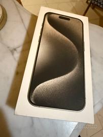 IPhone 15 pro 256 gb Titanio Naturale sigillato