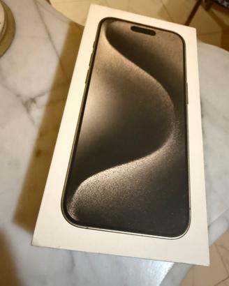 IPhone 15 pro 256 gb Titanio Naturale sigillato