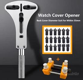 APRI CASSA OROLOGIO CON CHIAVE REGOLABILE. Nuovo