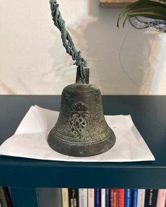 Campana Medici bronzo  stemma Granducale 700/800