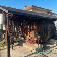 Botte in legno con copertura