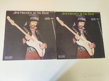 Jimi Hendrix coppia dischi vinile 33 giri.
