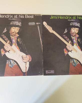Jimi Hendrix coppia dischi vinile 33 giri.