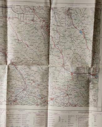 Carta topografica IGM Sora (FR)