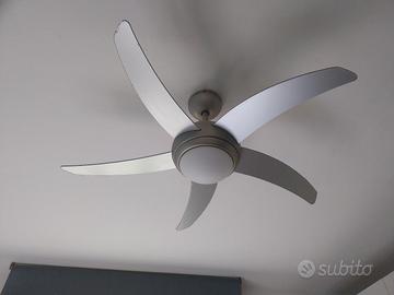 Lampadario ,ventilatore da soffitto 