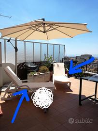 lettini prendisole con cuscini