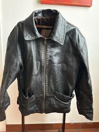 giubbotto vintage in vera pelle