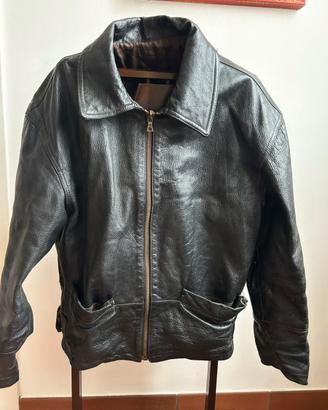 giubbotto vintage in vera pelle
