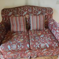 divano due posti + poltrona stile classico
