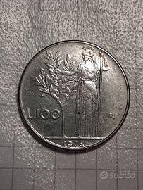 moneta 100 lire rara,1978