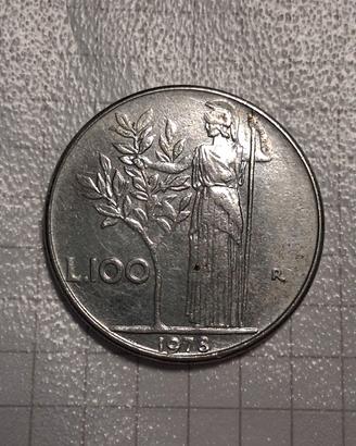 moneta 100 lire rara,1978