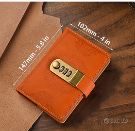 Diario con chiusura a codice