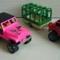 Majorette N. 244 Jeep Cj Renegade x 2 con rimorchi