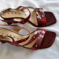 Sandali da donna LORBAC vera Pelle e vernice