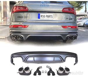 DIFFUSORE AUDI Q5 S LINE 18-20 LOOK SQ5 + TERMINAL