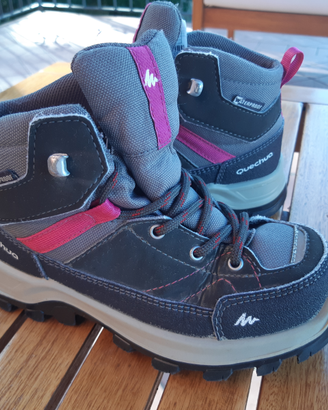 Scarpe trekking Quechua Decathlon numero 30