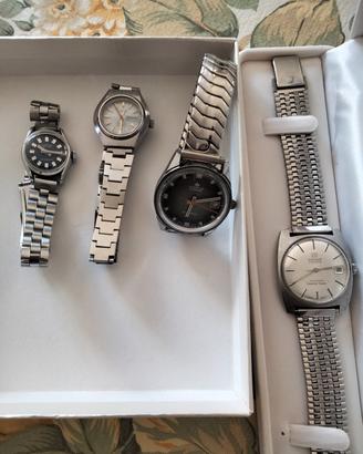 Lotto 4 Orologi Vintage Automatici uomo/donna 
