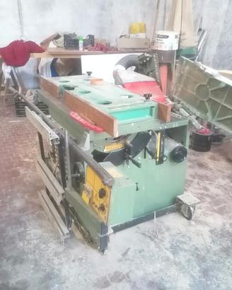 combinata per legno completa di aspiratore e frese