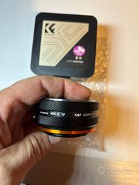 K&F ottiche nikon su macchine sony