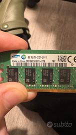 RAM DDR 4 PC 2133 SAMSUNG 2 x 4 gb