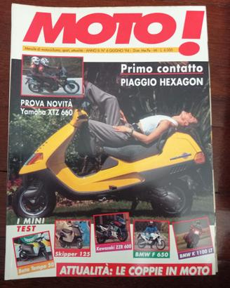 Rivista MOTO numero 6 anno 199