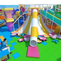 Vulcano Playground con Arrampicata e Scivolo Bimbi