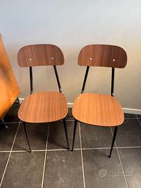 Set 2 sedie anni '50