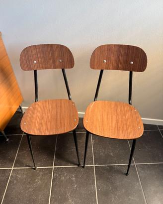 Set 2 sedie anni '50