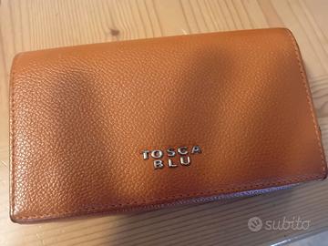 Portafoglio tosca blu