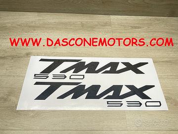 coppia adesivi scudo tmax 530 NERO