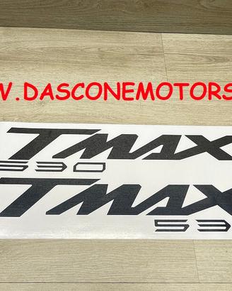 coppia adesivi scudo tmax 530 NERO