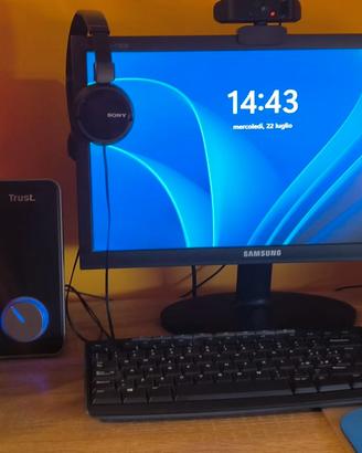 PC fisso completo i7, 32GB RAM, SSD 1TB + monitor