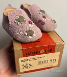 Scarpine da casa rosa Haflinger misura 19
