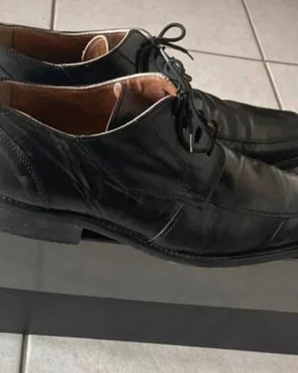 Scarpe classiche uomo in pelle di vitello nera 43
