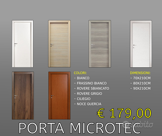 PORTE INTERNE SCORREVOLI MICROTEC BUGNA