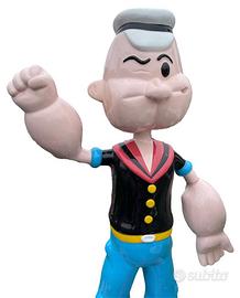 Statua Scultura Braccio di Ferro in Resina