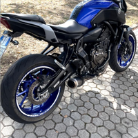 Yamaha MT 07 2020 depotenziata a libretto A2