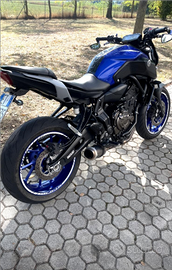 Yamaha MT 07 2020 depotenziata a libretto A2