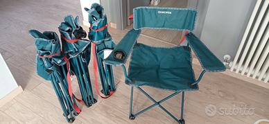 Tavolo + 4 sedie da campeggio