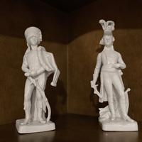 Figure vintage inizio XX secolo in porcellana