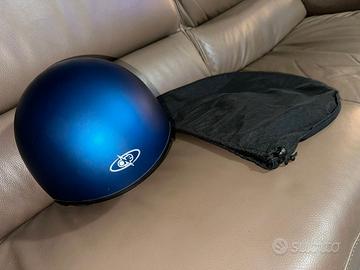 Casco Moto Jet "One" – Blu Opaco Satinato – Taglia