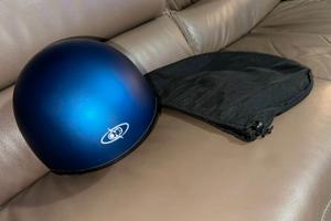 Casco Moto Jet "One" – Blu Opaco Satinato – Taglia