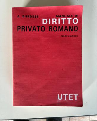 Testo universitario Diritto Romano