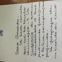 lettera autografata