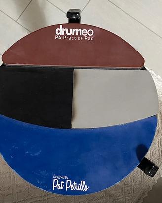 Pad allenamento 12" batteria con 4 suoni diversi