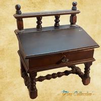 Raro Mobile Vintage Miniatura Legno Scrittoio