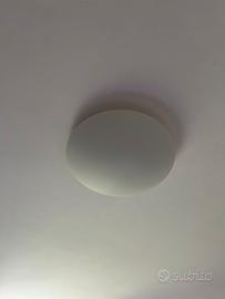 Plafoniera bianca opaca