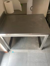 Piano di appoggio in acciaio inox